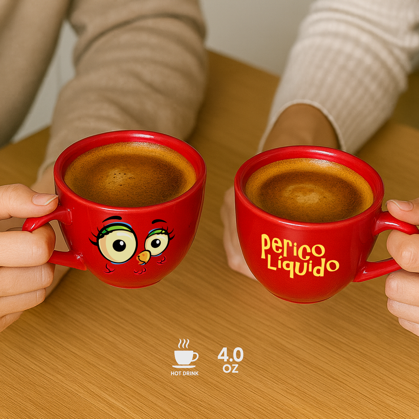 Taza de Espresso Roja