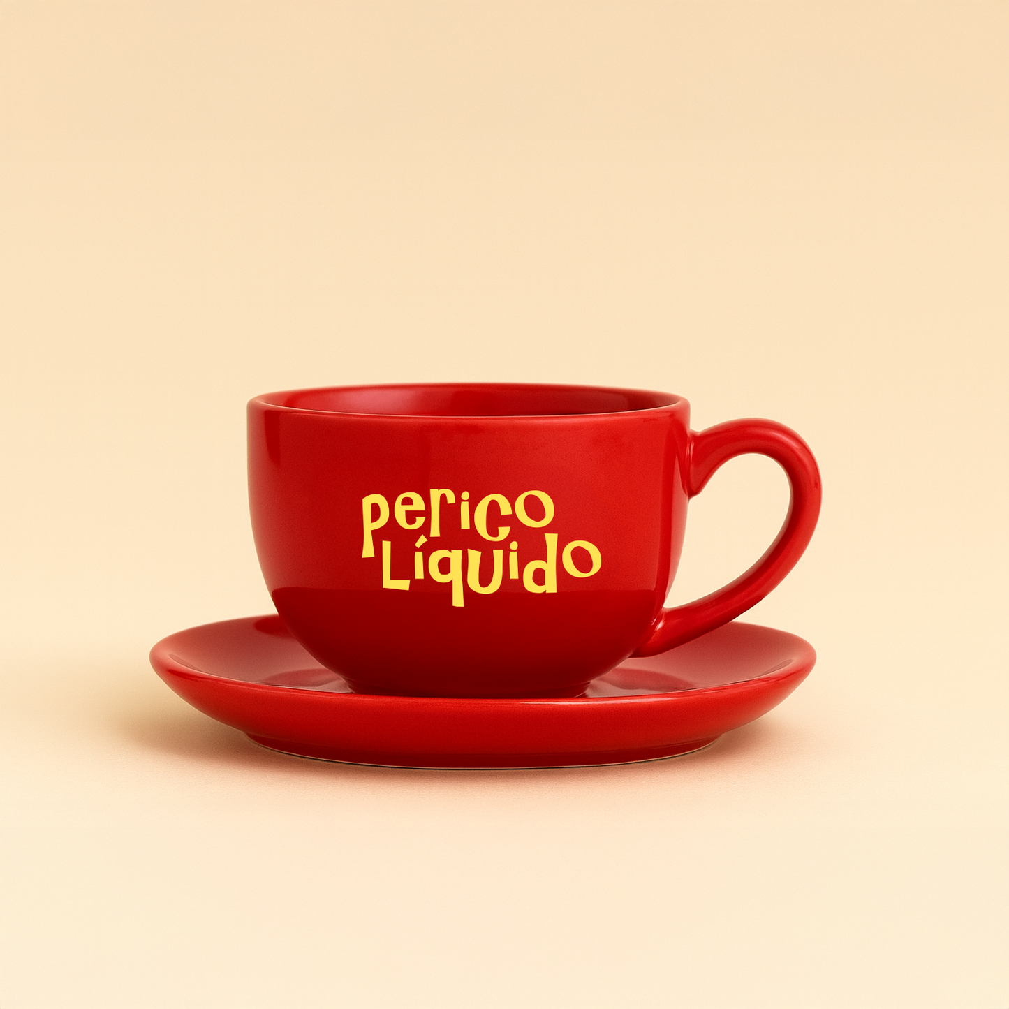 Taza de Capuchino Roja